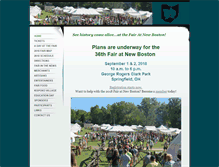 Tablet Screenshot of fairatnewboston.org